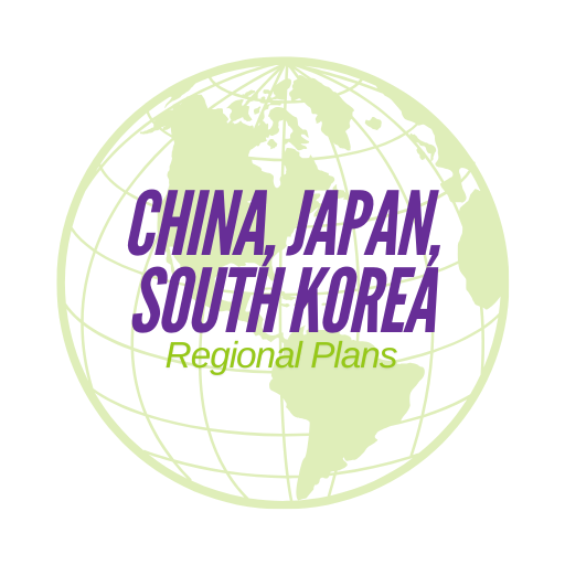 South Korea, China, & Japan